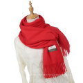 Large Solid Color Pashmina Shawl Wrap Scarf with Tassel